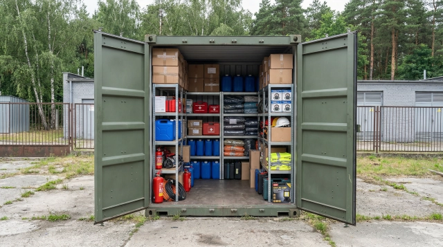 Kontenery morskie - widok zewnętrzny 4