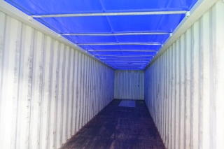 Eco Containers Kontener Open Top 40OT wnetrze Kontener Open Top wnętrze